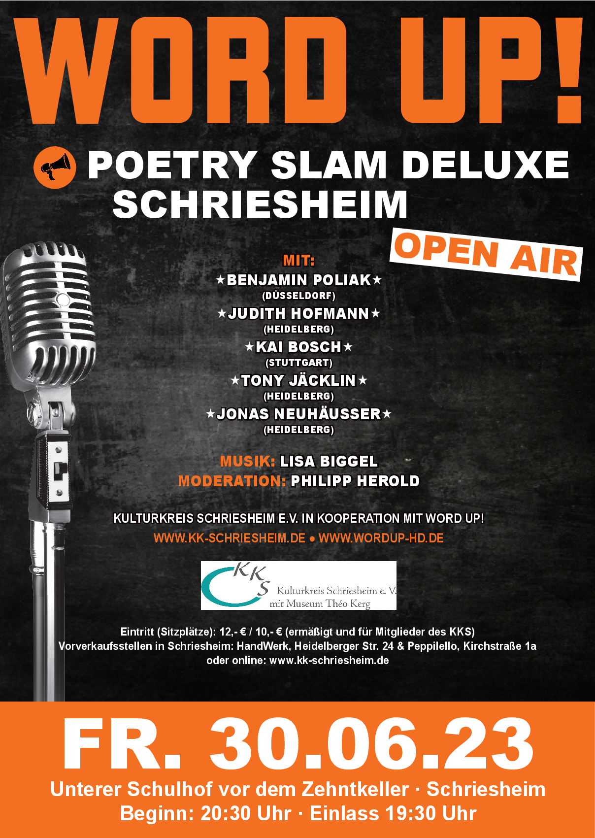 WORD UP! - Poster, Poetry Slam DELUXE
