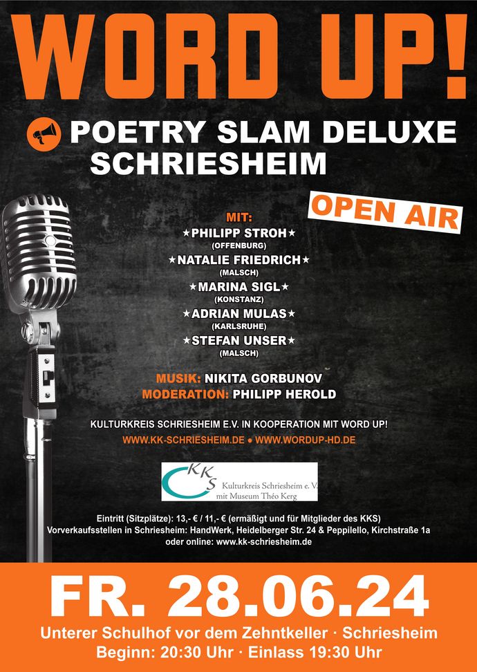 Poetry Slam Deluxe - Poster