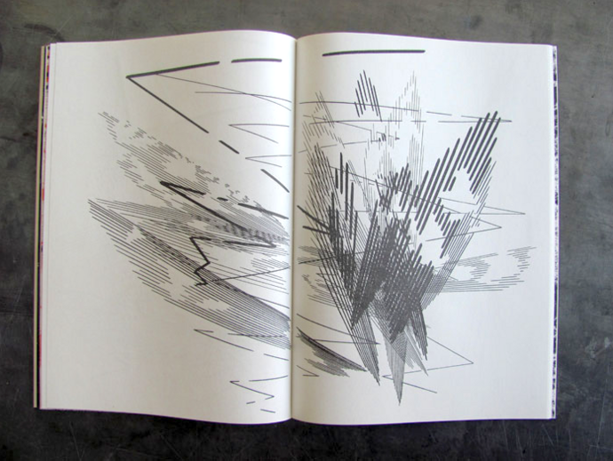 „Strahlenrauschen“ (Serie "Copy Drawing") © Margarete Lindau