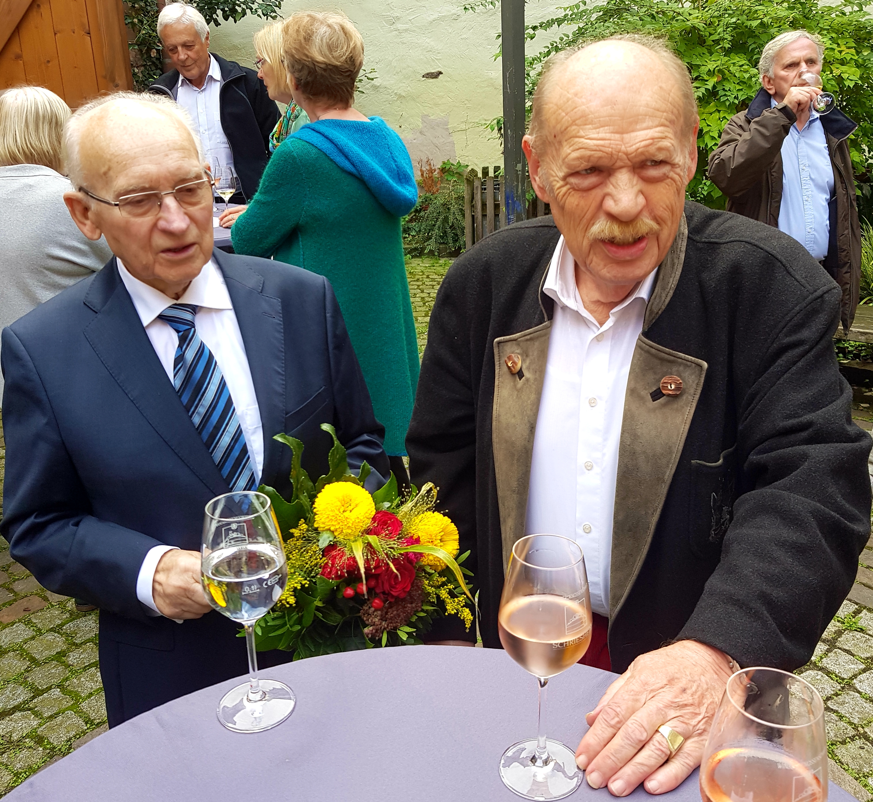 Dr. Franz Neumann (links) + Peter Riehl